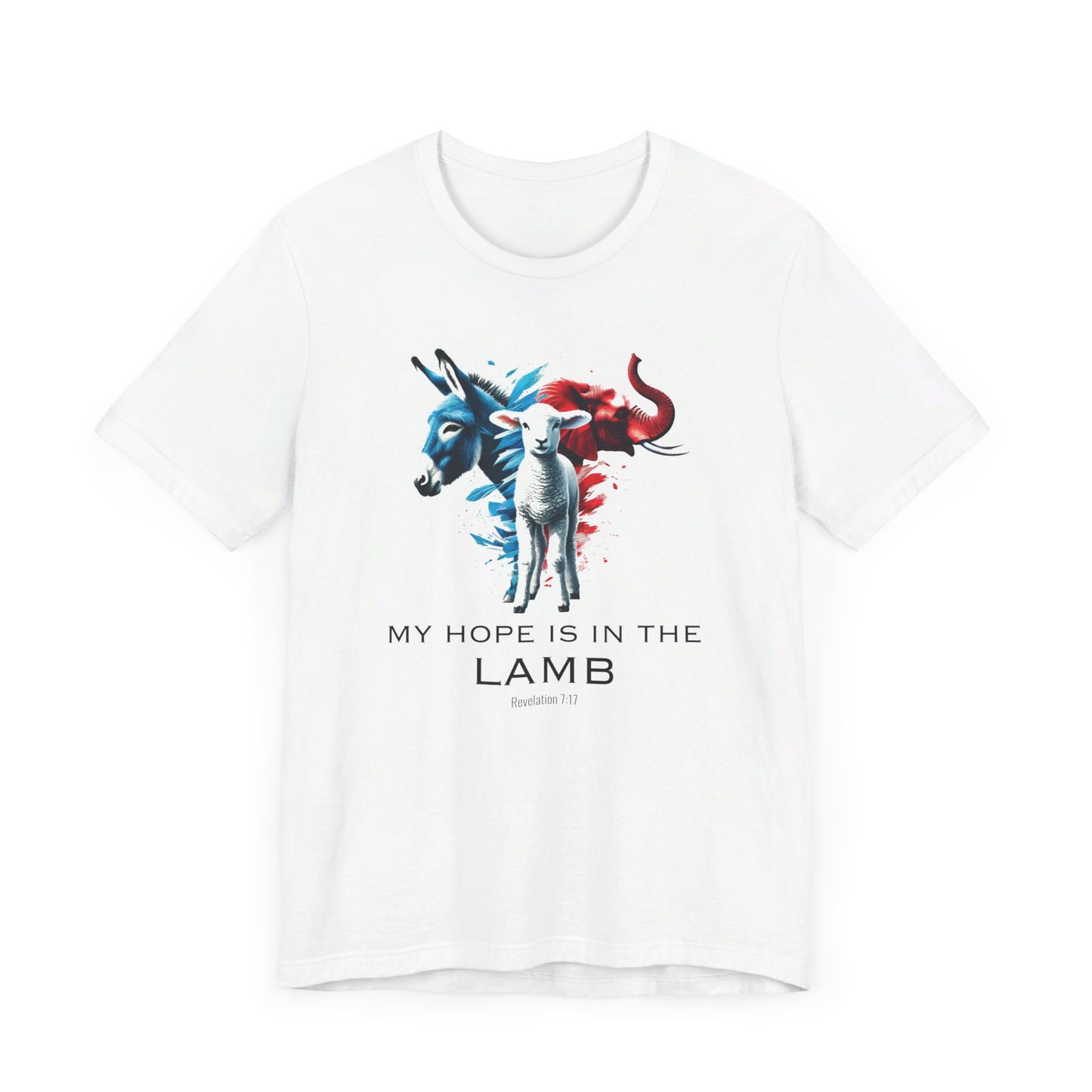 "MY HOPE IS IN THE LAMB" Unisex Jersey Short Sleeve Tee