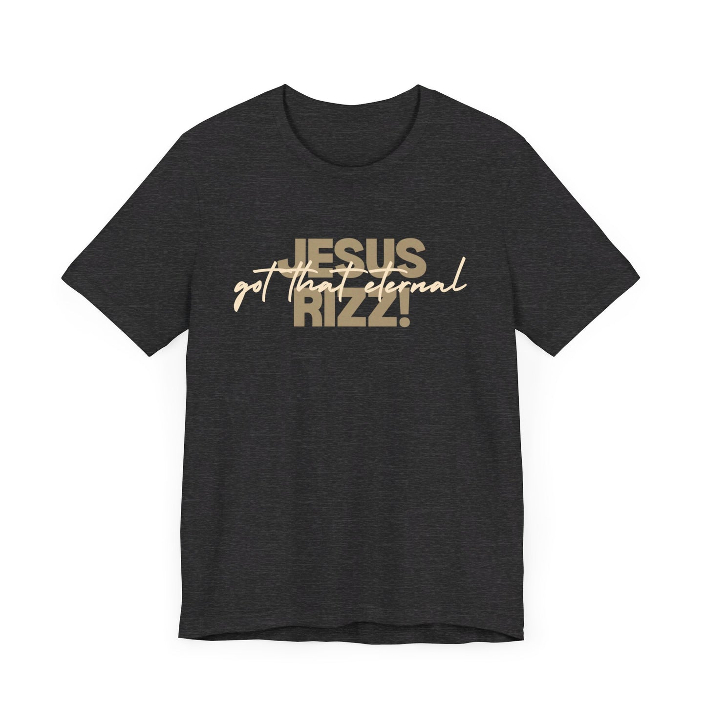 "Jesus got that eternal Rizz!" Unisex Jersey Short Sleeve Tee