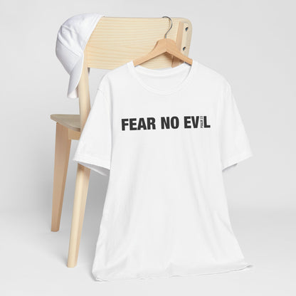 "FEAR NO EVIL Psalm 23" Unisex Jersey Short Sleeve Tee