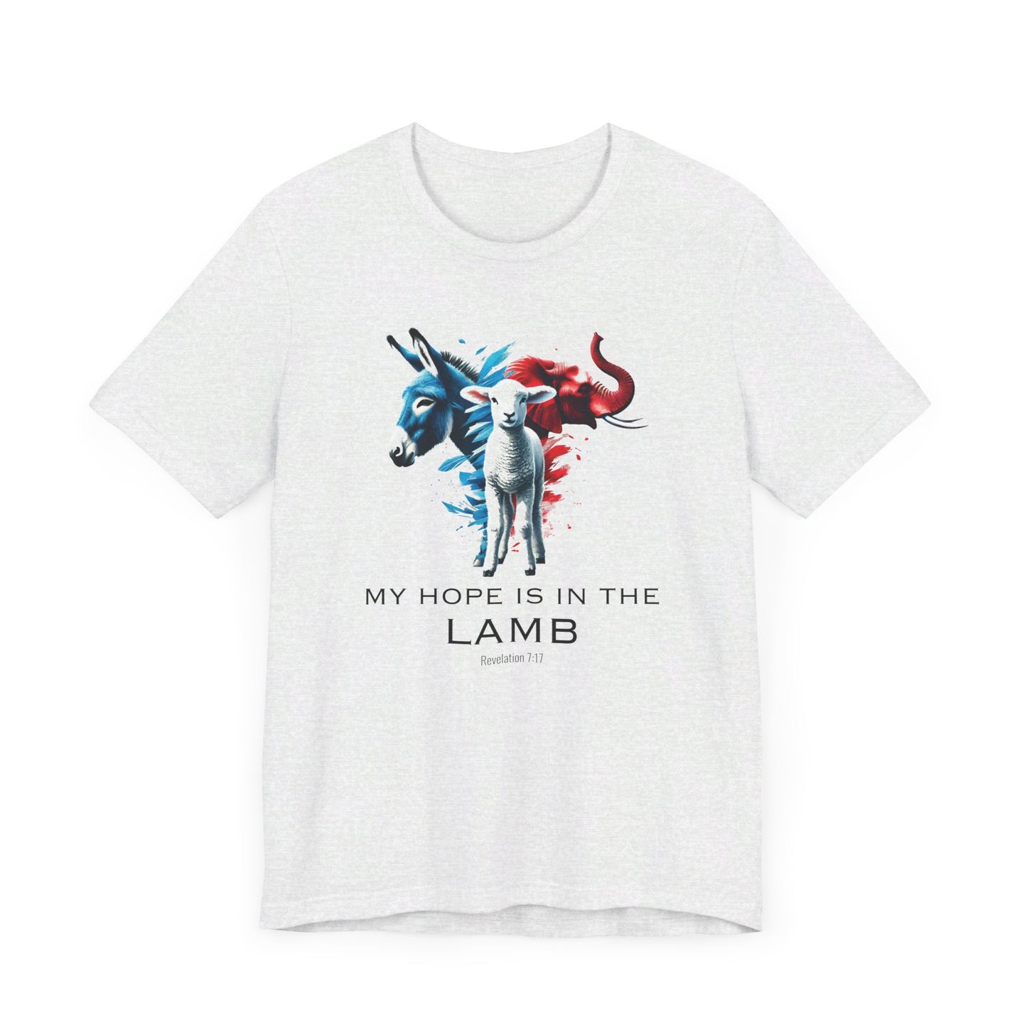 "MY HOPE IS IN THE LAMB" Unisex Jersey Short Sleeve Tee