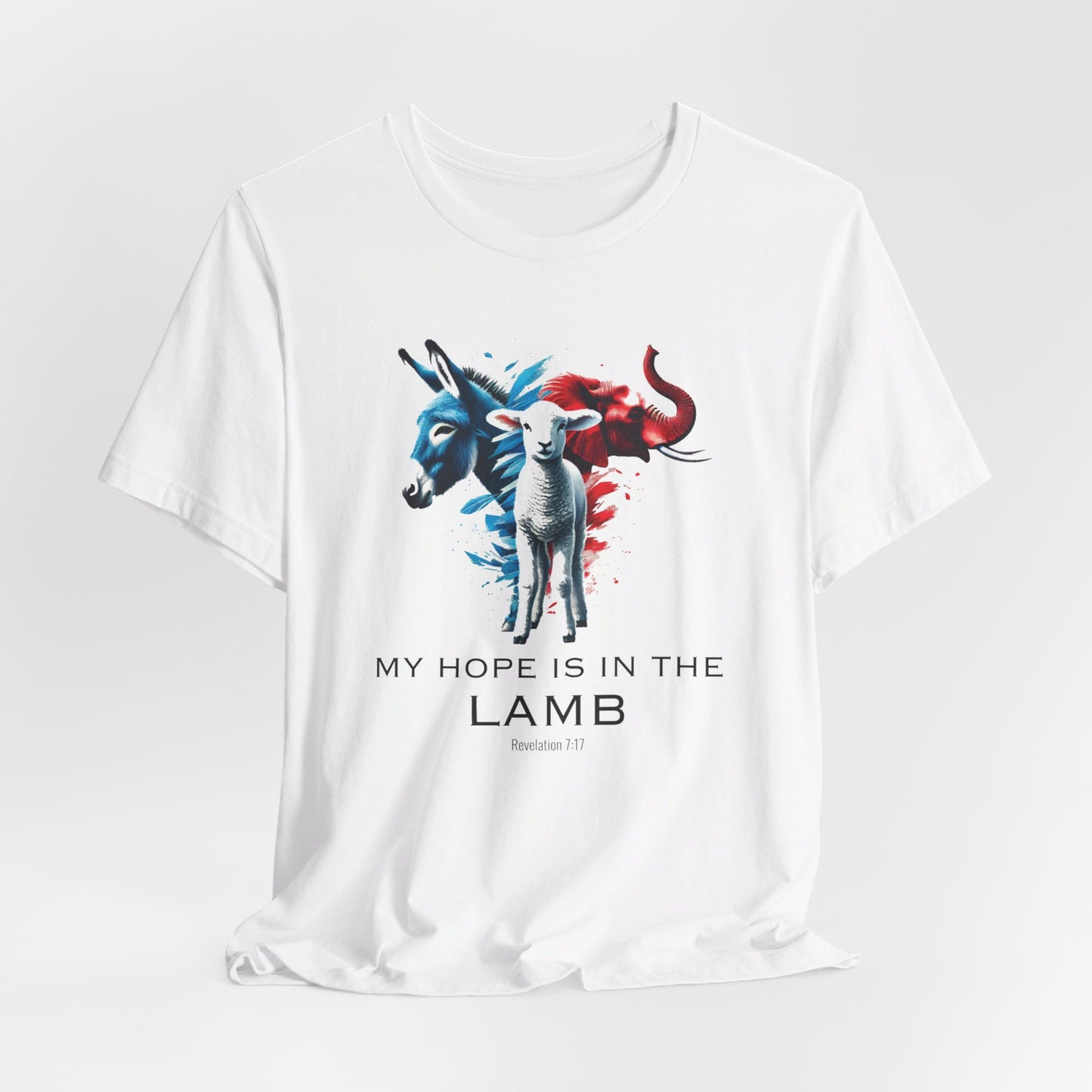 "MY HOPE IS IN THE LAMB" Unisex Jersey Short Sleeve Tee