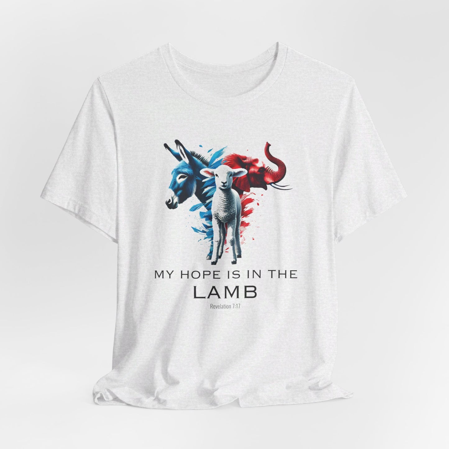 "MY HOPE IS IN THE LAMB" Unisex Jersey Short Sleeve Tee